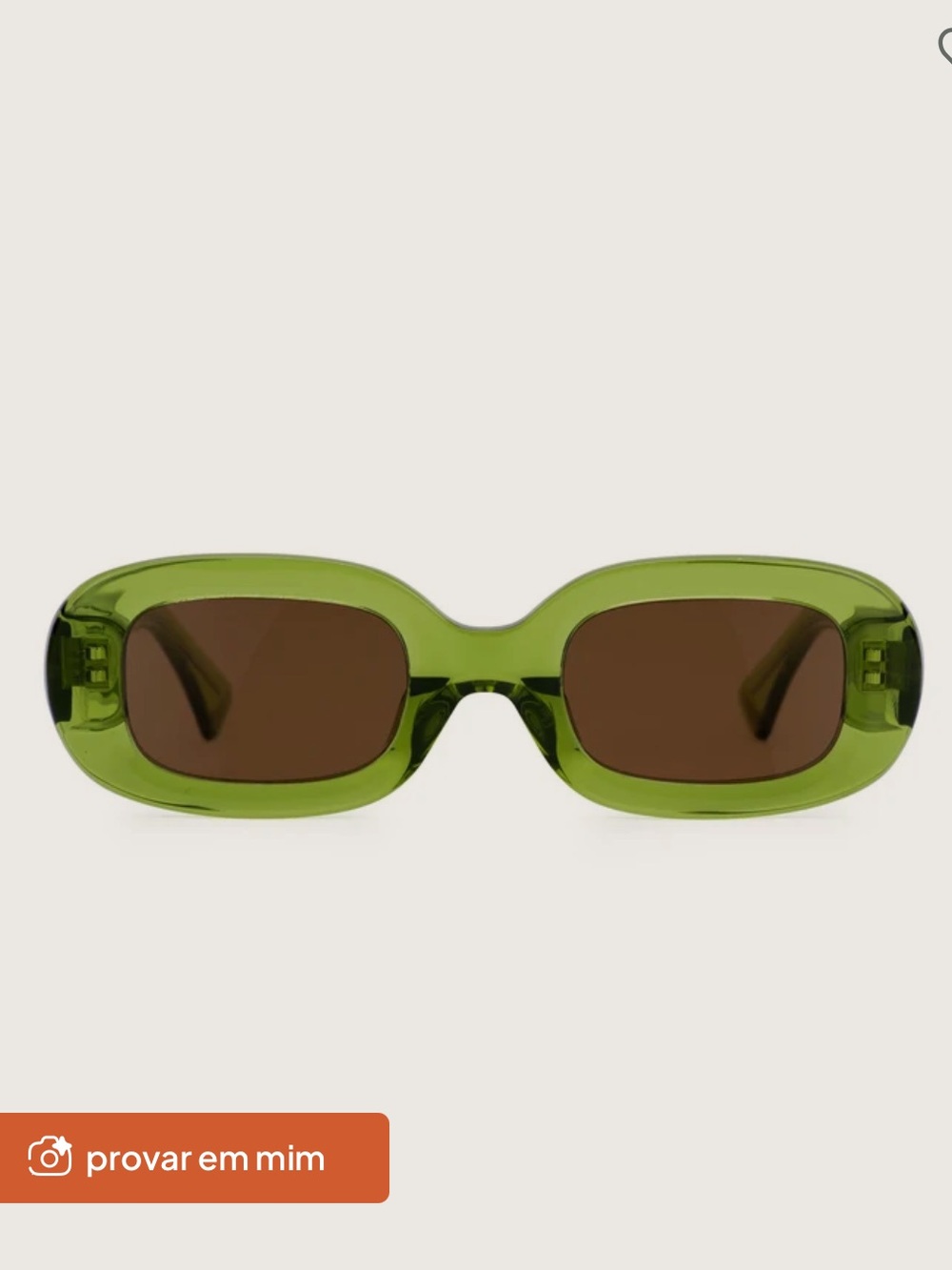 Green Rectangular Frame Sunglasses - Zerezes